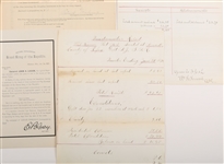 LATE 19TH C. GRAND ARMY OF THE REPUBLIC DOCUMENTS