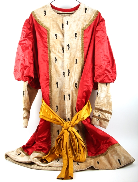 EARLY 20TH C. WARD STILSON CO. ELFIN KING MASONIC ROBE