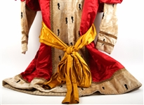 EARLY 20TH C. WARD STILSON CO. ELFIN KING MASONIC ROBE