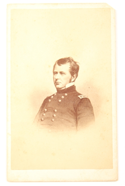 CARTE DE VISITE OF UNION GENERAL JOSEPH HOOKER