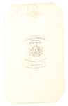CARTE DE VISITE EDWIN M. STANTON BY MATHEW B. BRADY