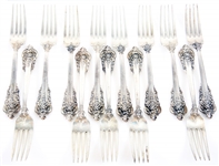 WALLACE STERLING SILVER GRANDE BAROQUE FORKS