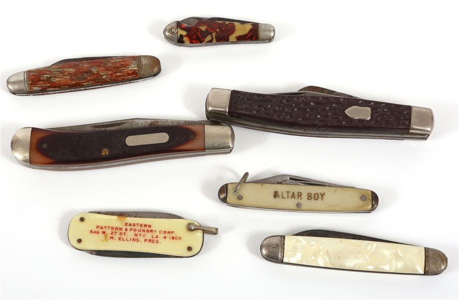 COLLECTION OF POCKET KNIVES - LOT OF 7