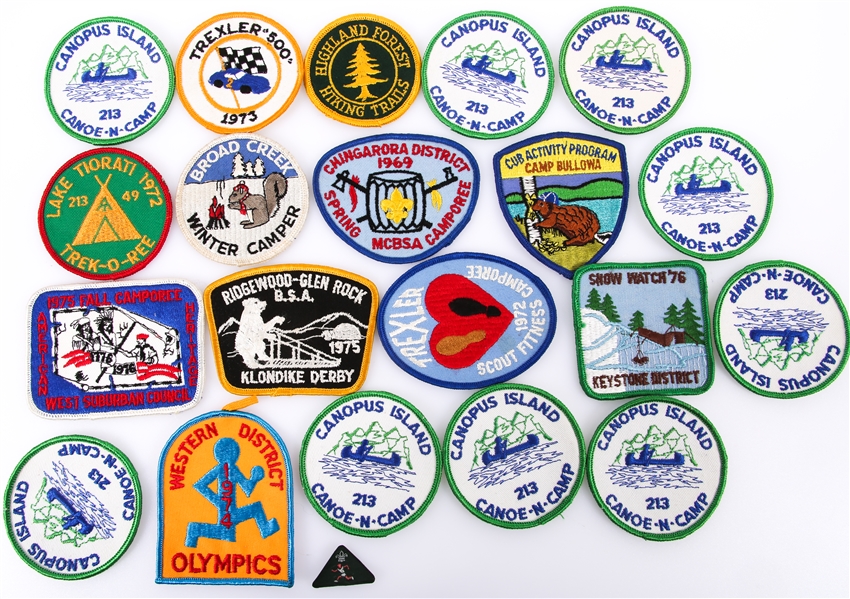 LATE 20TH C. BOY SCOUTS OF AMERICA EVENT PATCHES