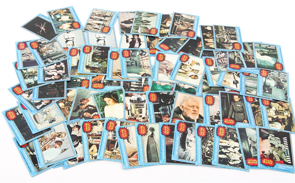 1977 STAR WARS IV TOPPS TRADING CARDS SERIES I