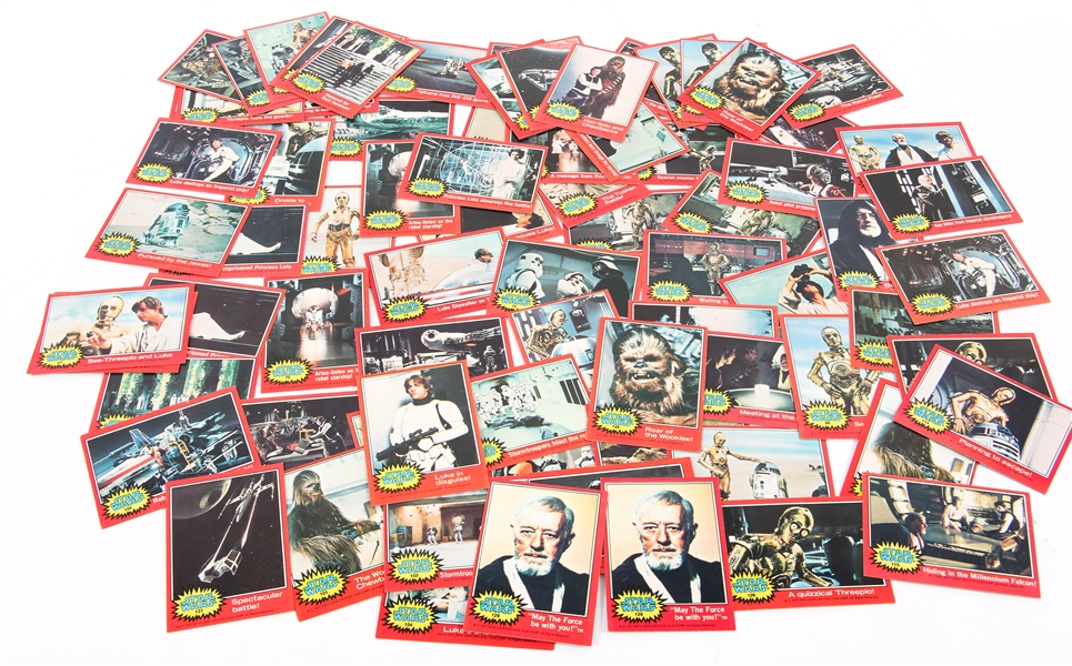 1977 STAR WARS IV TOPPS TRADING CARDS SERIES II 