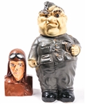 EARLY TO MID 20TH CENTURY COIN BANK LOT OF 2