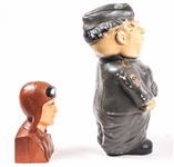 EARLY TO MID 20TH CENTURY COIN BANK LOT OF 2