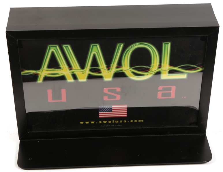 AWOL USA NOVELTY LIGHTED SIGN