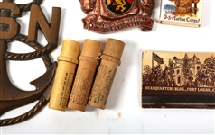 20TH CENTURY ESTATE DESK TOP ACCESSORIES LOT