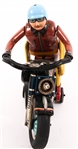 MASUDAYA JAPANESE LITHOGRAPHED TIN MOTORCYCLIST TOY