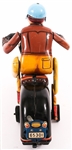 MASUDAYA JAPANESE LITHOGRAPHED TIN MOTORCYCLIST TOY