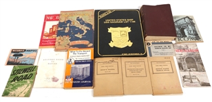 MILITARY TRAINING REFERENCE & TRAVEL RELATED BOOK LOT