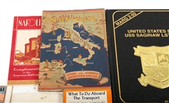 MILITARY TRAINING REFERENCE & TRAVEL RELATED BOOK LOT
