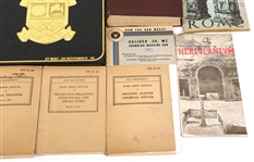 MILITARY TRAINING REFERENCE & TRAVEL RELATED BOOK LOT