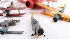 20TH C. PLASTIC FIGHTER PLANE & VEHICLE MODELS