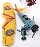 20TH C. PLASTIC FIGHTER PLANE & VEHICLE MODELS