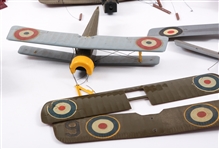 20TH C. PLASTIC FIGHTER PLANE & VEHICLE MODELS