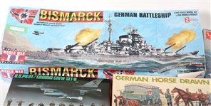 20TH C. MILITARY MODEL SETS LOT OF 8