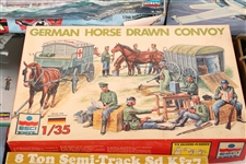 20TH C. MILITARY MODEL SETS LOT OF 8