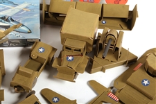20TH C. MILITARY MODEL SETS LOT OF 8