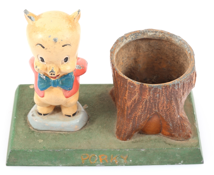CAST IRON PORKY STILL BANK