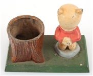 CAST IRON PORKY STILL BANK