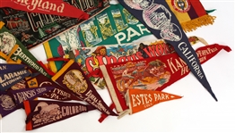 SOUVENIR FELT PENNANT FLAGS