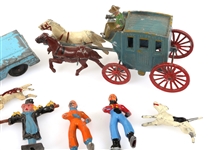 CAST IRON FIGURINES & TOYS