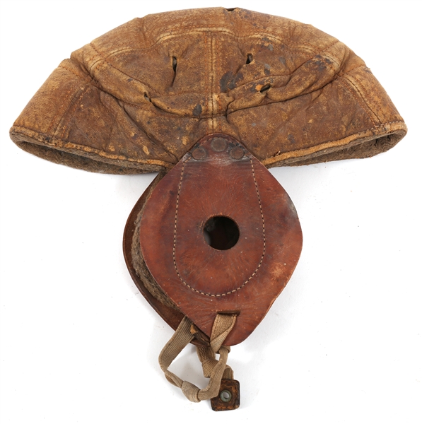 SCHMELZER LEATHER RAIN CAP STYLE FOOTBALL HELMET