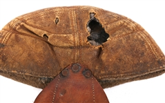 SCHMELZER LEATHER RAIN CAP STYLE FOOTBALL HELMET