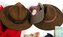 BOY SOUTS OF AMERICA CLOTHING AND BOOK LOT