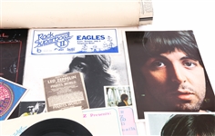 20TH C. MUSIC MEMORABILIA - POSTERS, TICKET STUBS