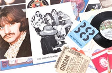 20TH C. MUSIC MEMORABILIA - POSTERS, TICKET STUBS