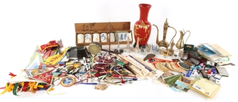 20TH C. TRAVEL SOUVENIR LOT - DECOR, TRINKETS, & MORE