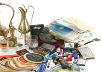 20TH C. TRAVEL SOUVENIR LOT - DECOR, TRINKETS, & MORE