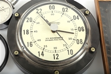 CLOCK, THERMOMETER CASE, PRESSURE GAUGE, STETHOSCOPE