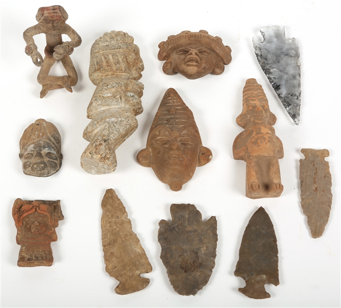 INDIGENOUS INSPIRED DESK TOP ACCESSORIES LOT OF 12