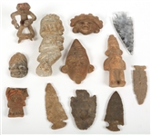 INDIGENOUS INSPIRED DESK TOP ACCESSORIES LOT OF 12