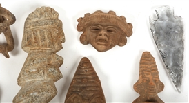 INDIGENOUS INSPIRED DESK TOP ACCESSORIES LOT OF 12