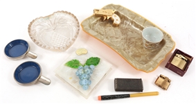 TOBACCIANA - LIGHTERS, ASHTRAYS, MATCHBOX HOLDER & MORE