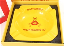 MONTECRISTO & AJ FERNANDEZ PORCELAIN CIGAR ASHTRAYS