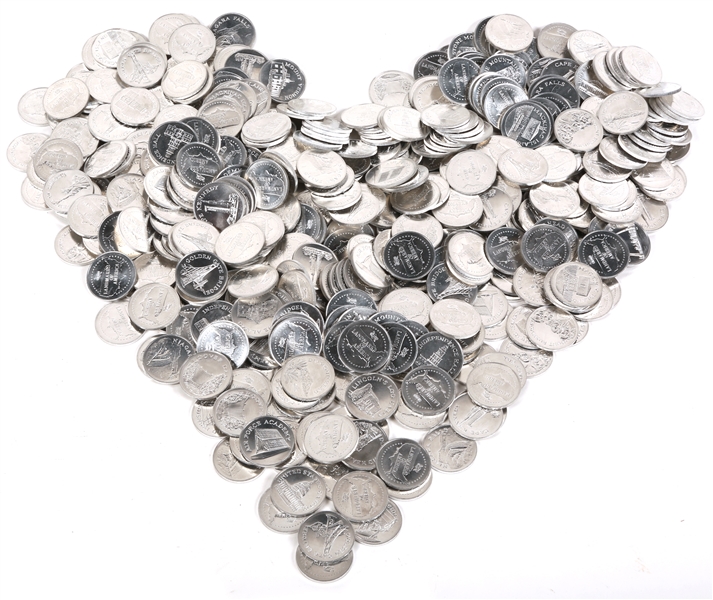 400+ SUNOCO LANDMARKS OF AMERICA GAME COINS