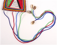 MAASAI BEADED WEDDING COLLARS LOT OF 2