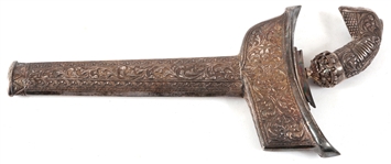 MOHD SALLEH & SONS MALAYSIAN COIN SILVER KRIS DAGGER