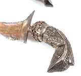 MOHD SALLEH & SONS MALAYSIAN COIN SILVER KRIS DAGGER