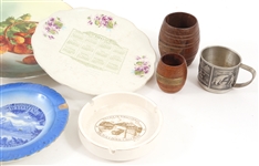 ESTATE TOBACCIANA, PORCELAIN PLATES, SHAKERS, & MORE
