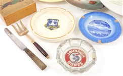 ESTATE TOBACCIANA, PORCELAIN PLATES, SHAKERS, & MORE