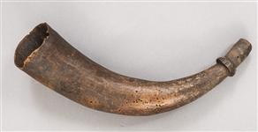 BRASS HUNTING HORN, BUGLE, & CATTLE HORN DOG CALL