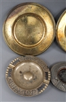BRASS ASHTRAYS & CHARGERS